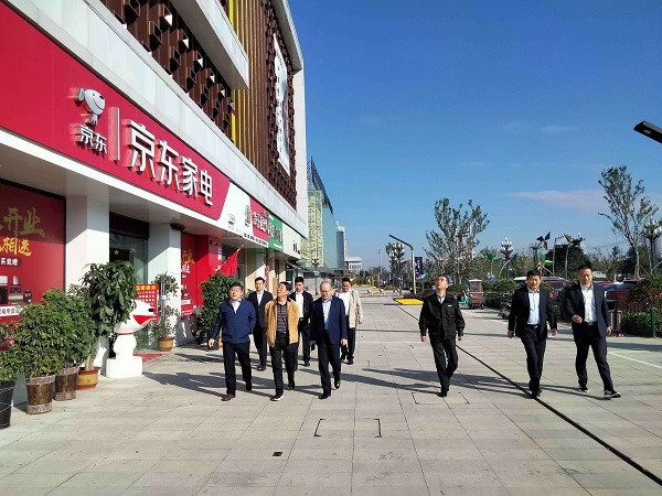 省UG环球集团公司外部董事调研徽盐地产集团在建项目